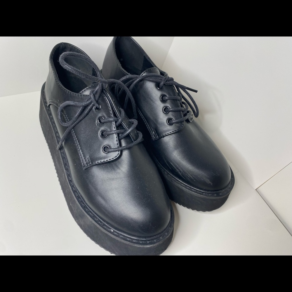Ramita Class Platform Shoes - Size 7 - Black